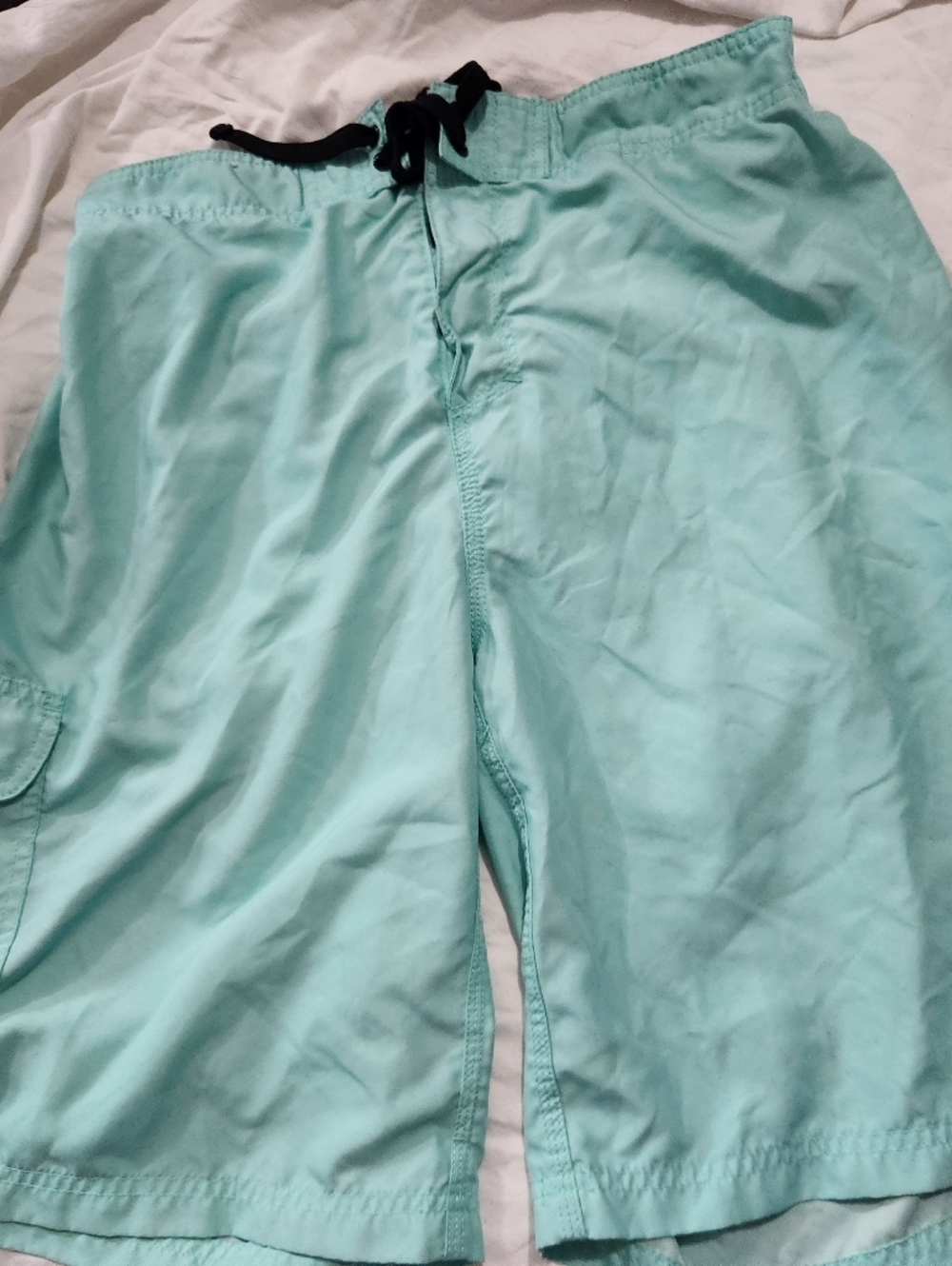 Surfstyle Mens Mint Green Swim Trunks